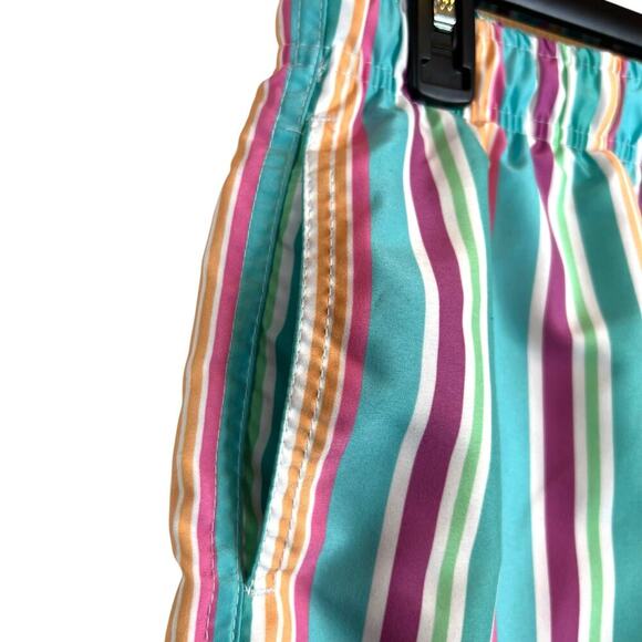 BOARDIES  Swim Trunks All Over Strip Print Men's Large - Picture 3 of 12